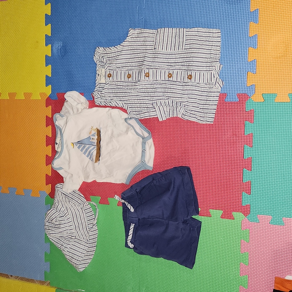 Caribbean Joe, 4 pieces size 3-6 months outfit,  NWOT
